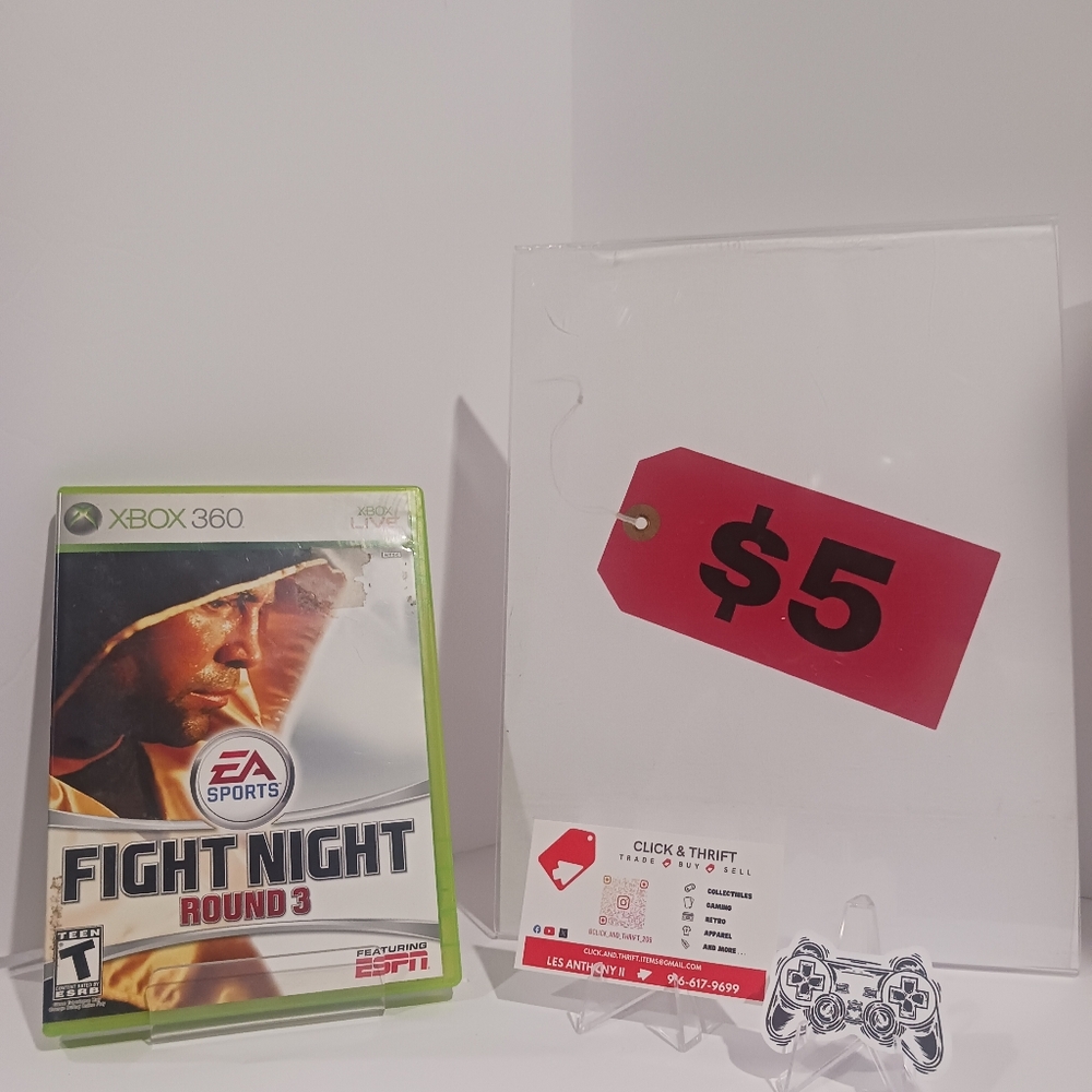 EA Sports Fight Night Round 3 Xbox 360 Game